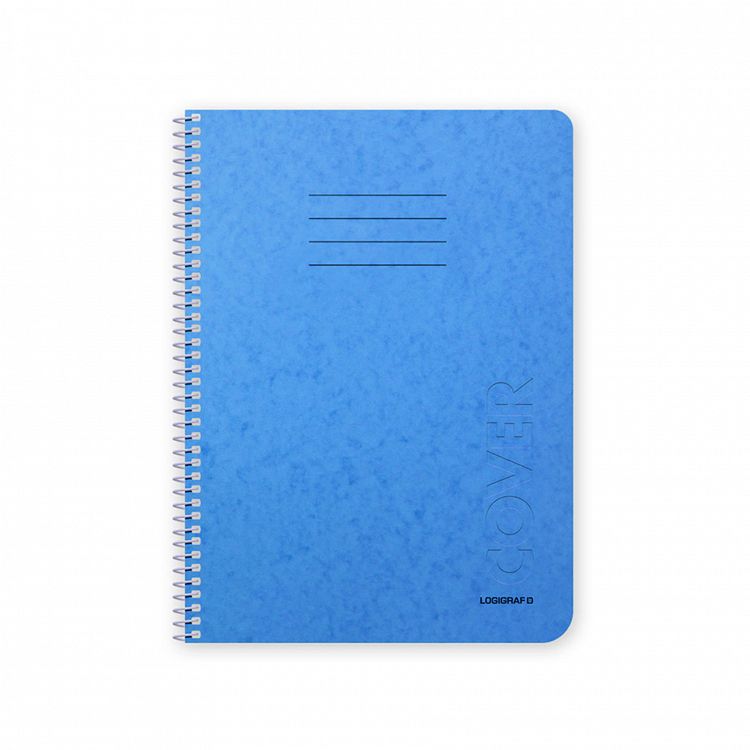 COVER Wirelock Notebook A4/21Χ29 5 Subjects 150 Sheets 6pcs 10 colors