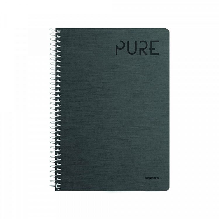 PURE Wirelock Notebook B5/17Χ25 3 Subjects 90 Sheets 6pcs