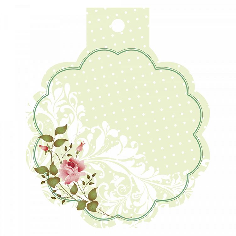 Design Papers With Hole MINI-CUTTIES Roses