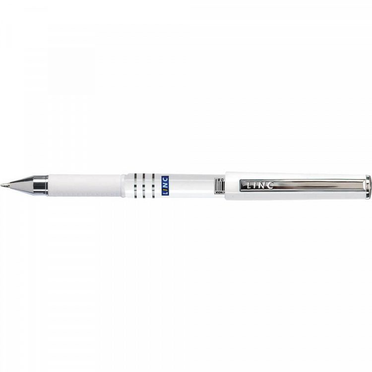 Ball pen LINC AXO/μπλε, άσπρο σώμα, κουτί 12τμχ