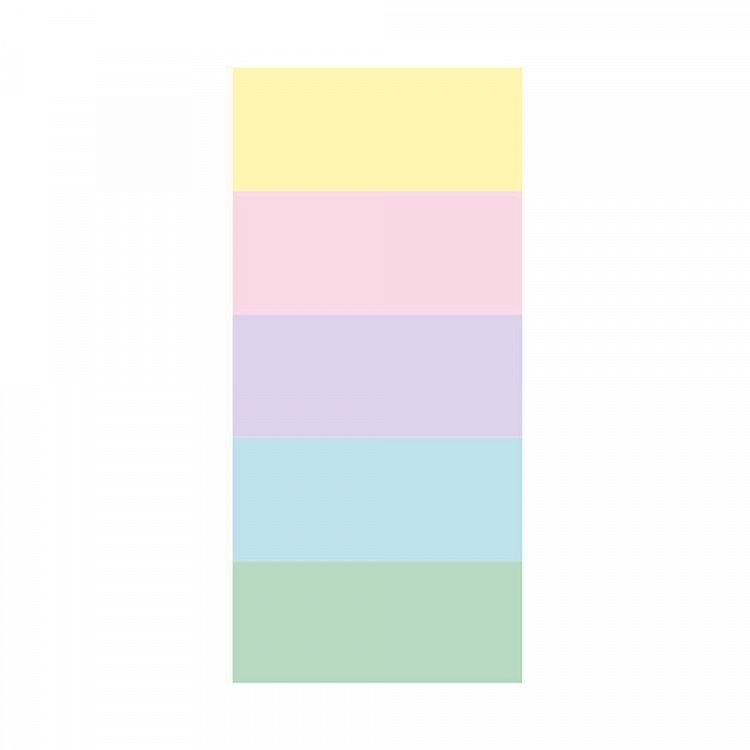 Washi Lace Tape, 5 pcs. set, "Pastel" 5 Colors
