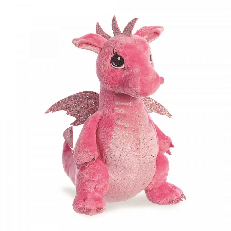 SPARKLE TALES Dahlia Pink Dragon 30cm