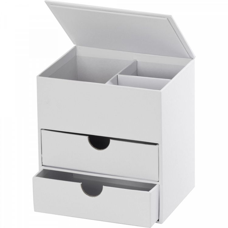 Cardboard Box White, 1 pc, Jewel Case