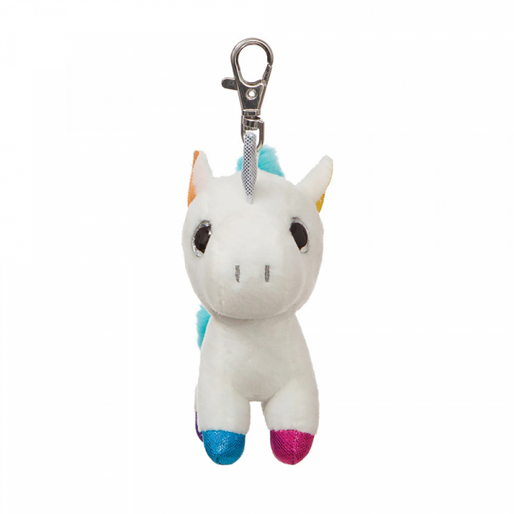 SPARKLE TALES Unicorn Soft Toy with Keyclip 9cm JEWEL