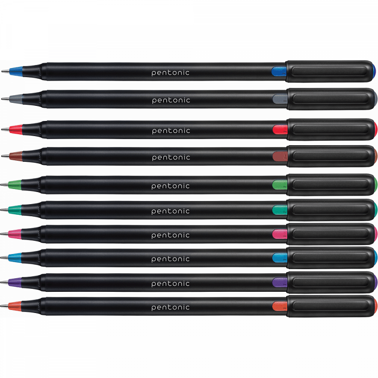 Ball pen LINC Pentonic/κόκκινο, 0.70mm, 12τμχ
