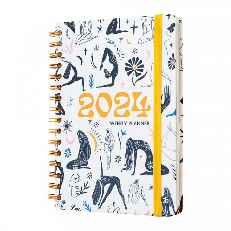Weekly Diary 2024 15Χ21/A5 YOGA PLANNER