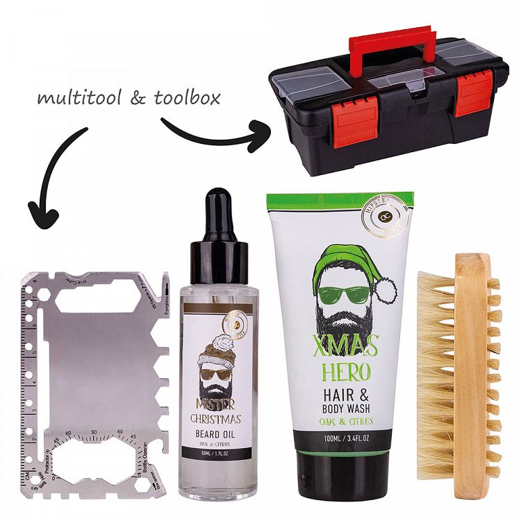 Bath set HIPSTER STYLE XMAS in tool box