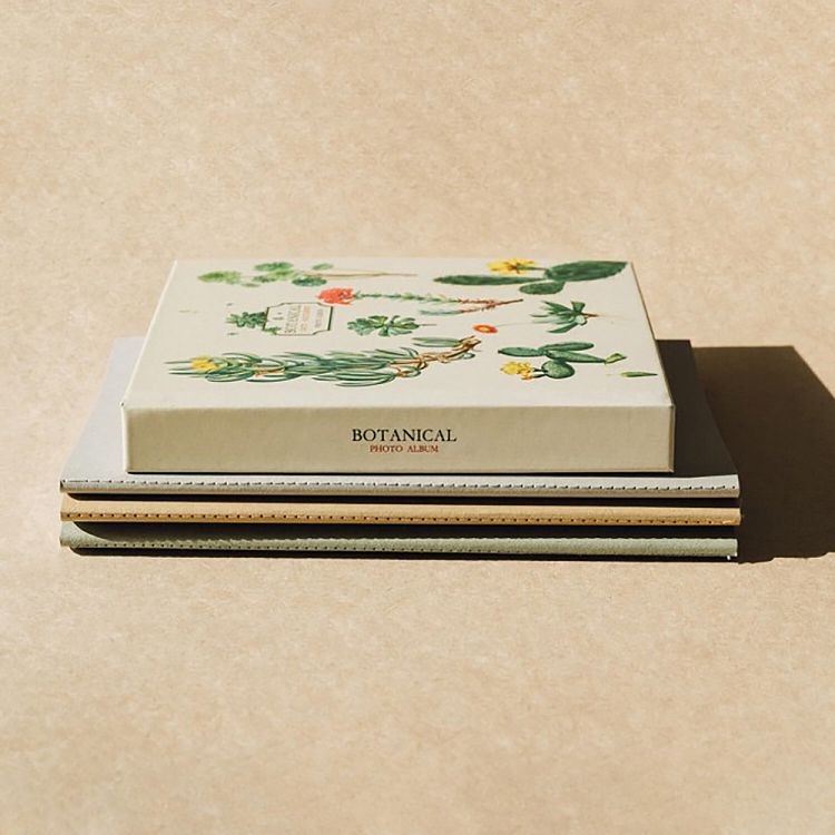 Photo Album 16X16cm 24 Self-adhesive Sheets BOTANICAL Cacti by Kokonote