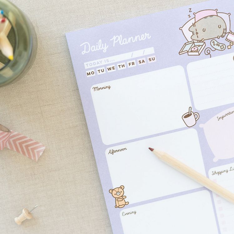 Daily To do list Α5 54 Sheets PUSHEEN Moments Collection