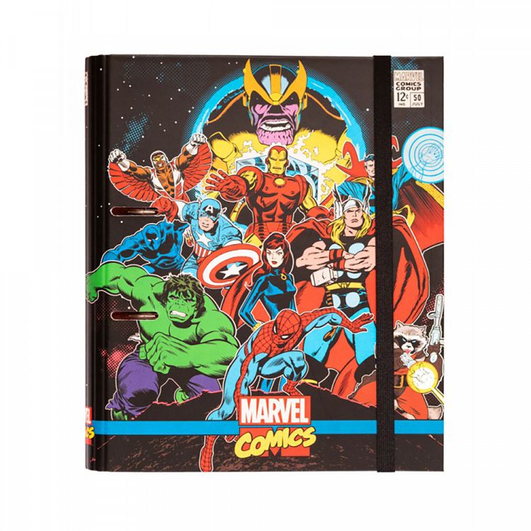 Premium Κλασέρ 2 κρίκων με Λάστιχο MARVEL COMICS Avengers