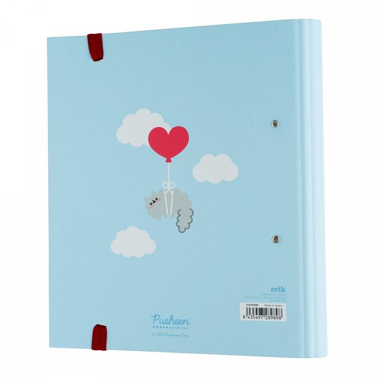 Premium 2 ring File Folder PUSHEEN Love Collection