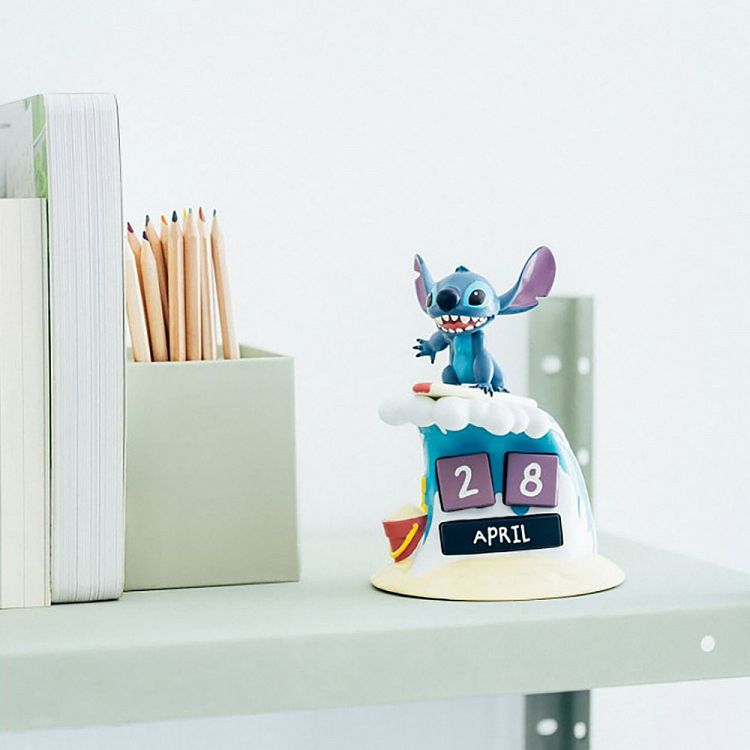 Perpetual 3D Calendar DISNEY Lilo & Stitch Surfer