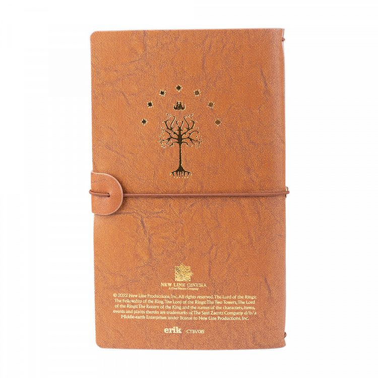 Synthetic Leather Soft Cover Travel Notebook 12X20 THE LORD OF THE RINGS