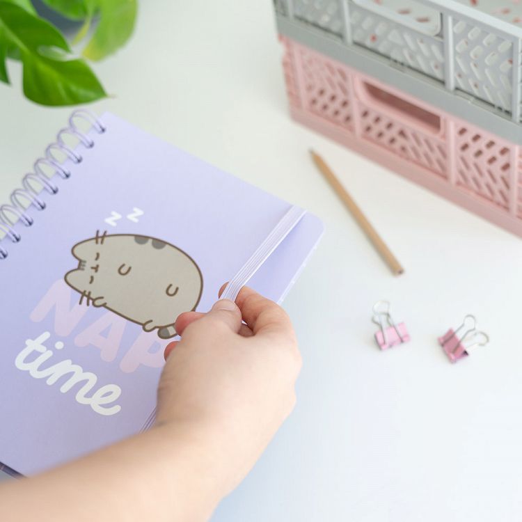 Notebook Hardcover Spiral A5/15X21 PUSHEEN Moments Collection