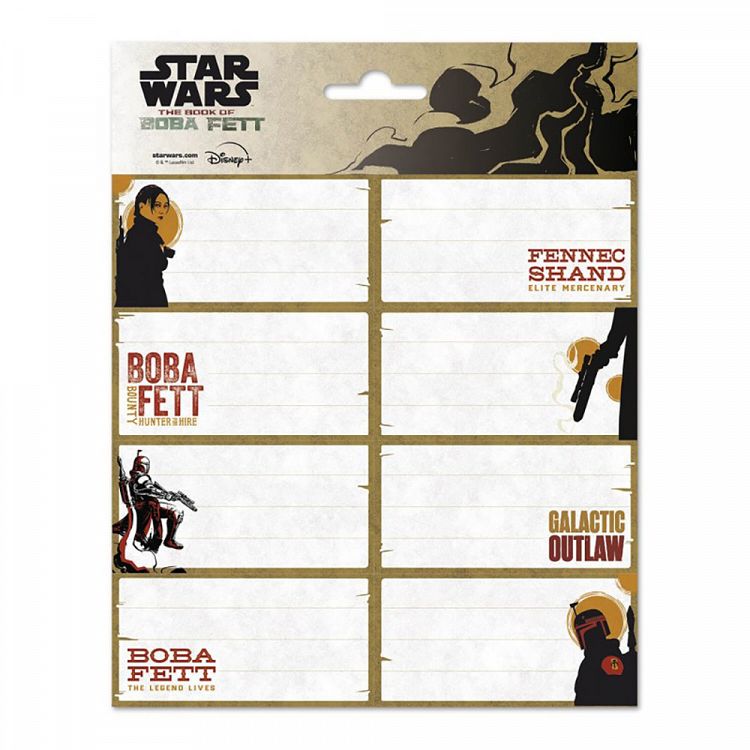 Sticky Labels 8x2 STAR WARS THE BOOK OF BOBA FETT