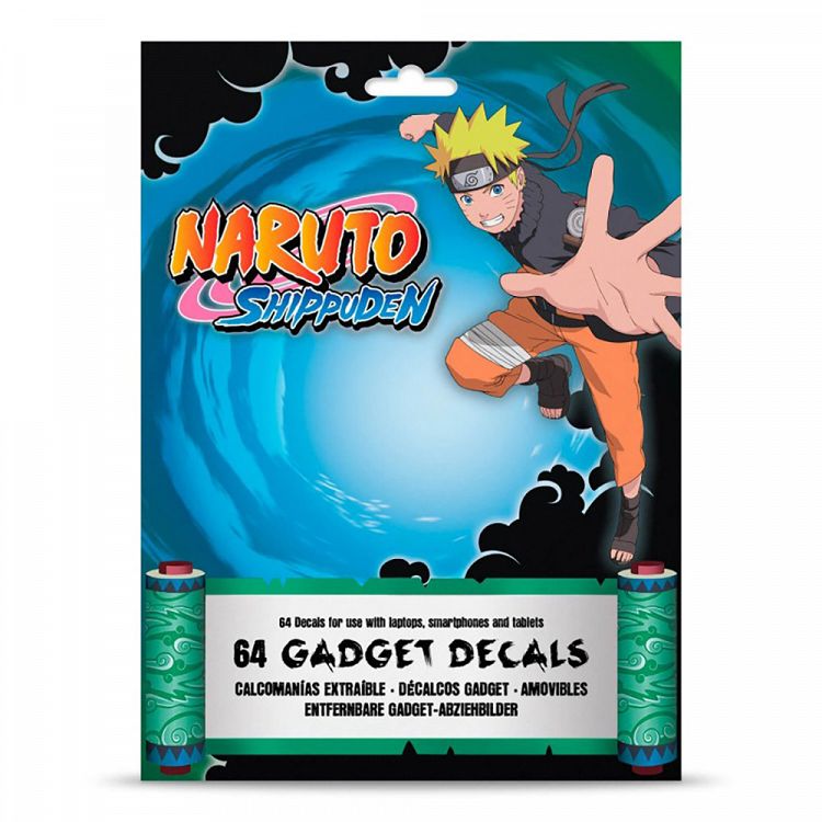 Αυτοκόλλητα Αδιάβροχα και Επαναχρησιμοποιούμενα για Gadgets NARUTO (Anime Collection)