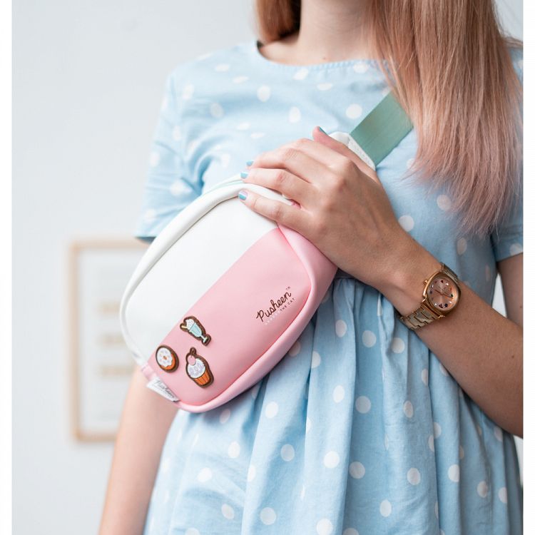 Belt Bag Synthetic Leather PUSHEEN Rose Collection
