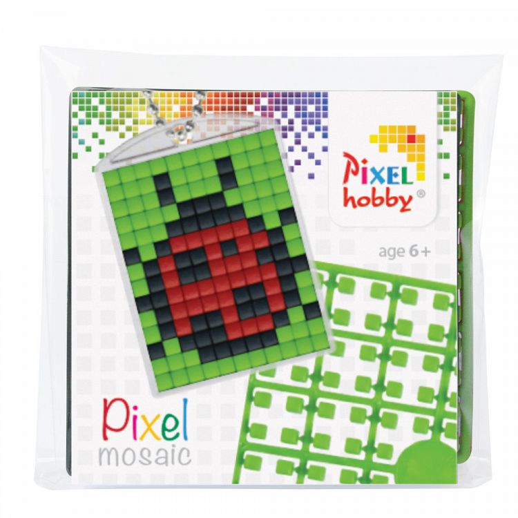 Pixel Mosaic Ladybug