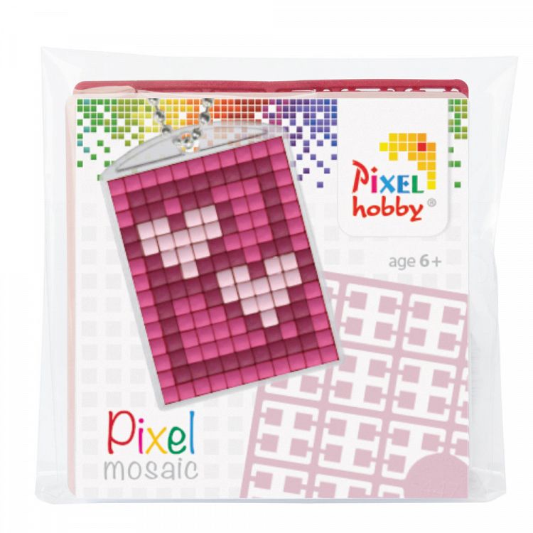 Pixel Mosaic 2 Hearts