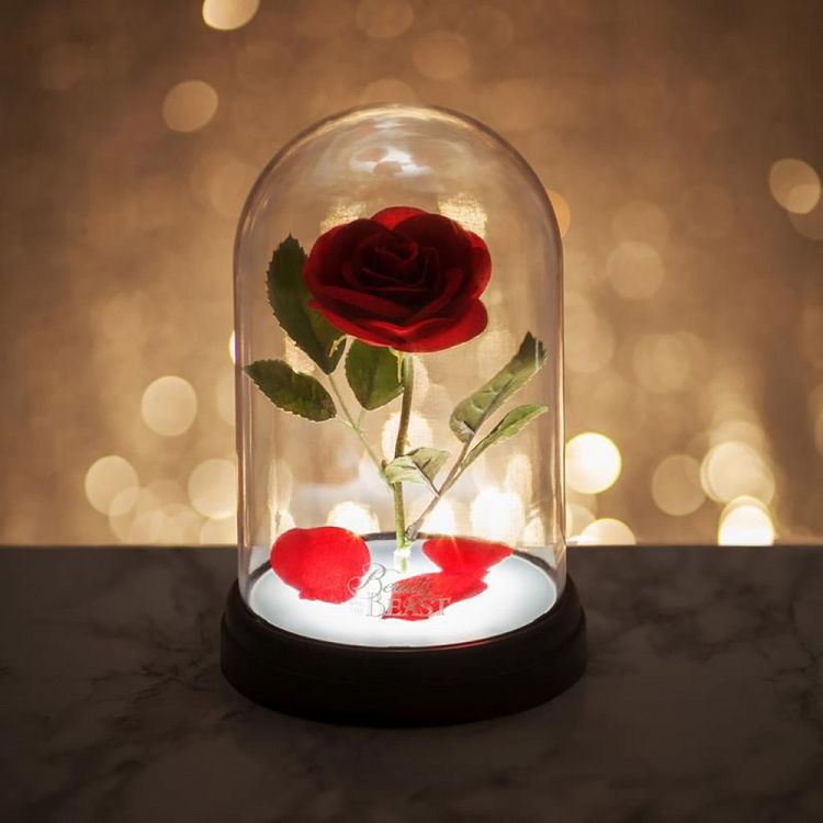 Φωτιστικό DISNEY Η Πεντάμορφη και το Τέρας - Μαγεμένο Τριαντάφυλλο