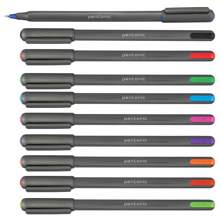 Ball pen LINC Pentonic/purple, 1.00mm 12 pcs