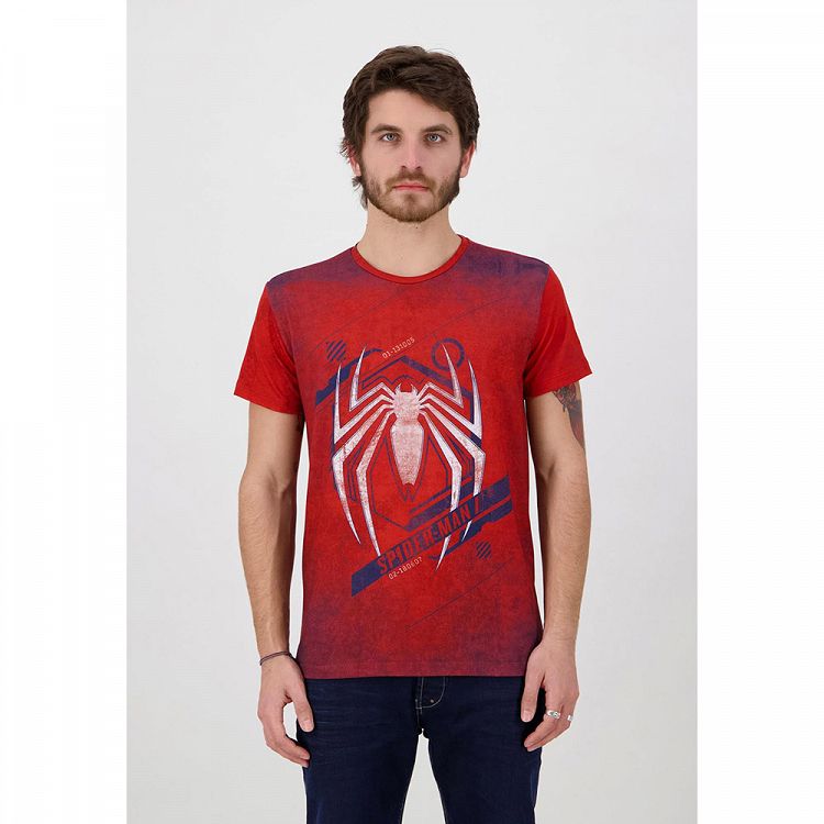 T-Shirt Acid Wash Ανδρικό MARVEL Spiderman