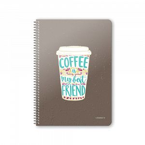 Notebook with Wirelock COFFEE Brown, 6 variations