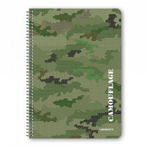 Notebook with Wirelock CAMOUFLAGE Khaki, 6 variations