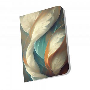 Loginotes Notebook PAPER LINE WHITE FLOWERS A5/14X20 cm