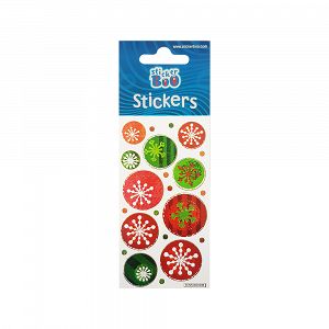 Glitter Stickers 7Χ18 Christmas Balls