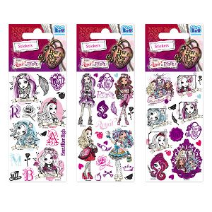 Glitter Stickers 7Χ18 EVER AFTER HIGH 6pcs pack
