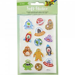 Set 25 Soft-Stickers IN SPACE