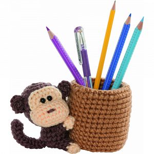 Crochet Set, 2 patterns to follow, Monkey/Bear