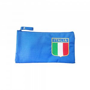 Blue Pencil case Italian Flag