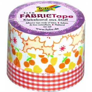 Fabric Adhesive Tapes, 3pcs set, yellow
