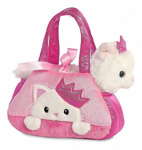 FANCY PALS Peek-a-Boo Princess Kitty Soft Toy 20cm