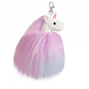 Sparkle Tales Fluffy Unicorn Λούτρινο Μονόκερος με Μπρελόκ Ροζ-Γαλάζιο