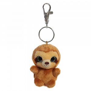 YOOHOO Slo The Sloth Soft Toy with Keyclip 9cm
