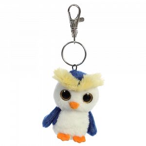 Penguin Soft Toy with Keyclip 9cm YOOHOO Skipee Rockhopper