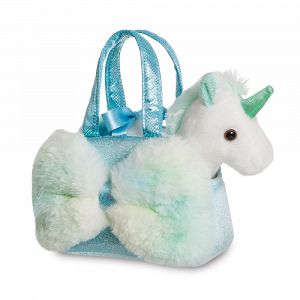 Fancy Pal Unicorn Soft Toy, 20 cm - Λούτρινο Τσαντάκι Γαλάζιο Μονόκερος