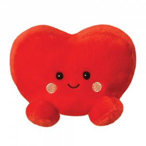 PALM PALS Amore Heart Soft Toy 13cm/5in