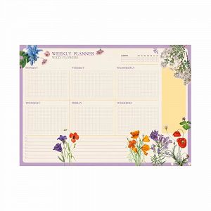 Weekly Planner Notepad A4/21Χ29 cm BOTANICAL Wild Flowers by Kokonote