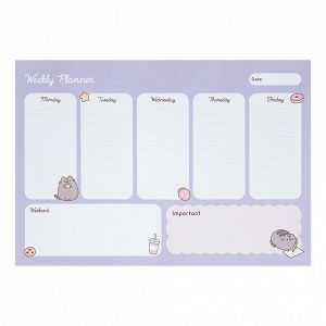 Weekly Planner Notepad with 54 sheets A4/21Χ29 PUSHEEN Moments