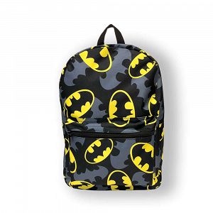 Kids Backpack DC BATMAN Logo All-Over-Print