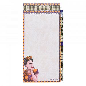 Notes Pad with Magnet & Pencil FRIDA KAHLO