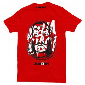 T-Shirt Size L LA CASA DE PAPEL Mask