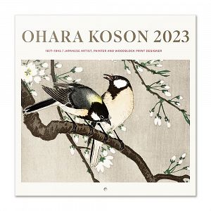 Wall Calendar 2023 30X30cm JAPANESE ART Ohara Koson