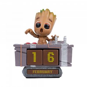 Perpetual 3D Calendar MARVEL Groot Death Button