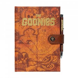 Premium Notebook with Light Pen A5 THE GOONIES Treasure Map