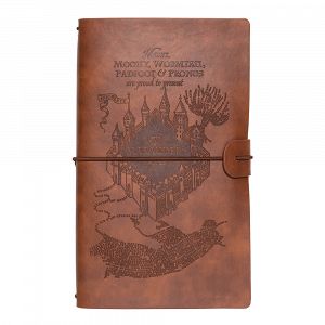 Synthetic Leather Soft Cover Travel Notebook 12X20 HARRY POTTER